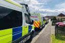 A drugs warrant was executed in Fallin as part of the operation - Picture courtesy of Police Scotland