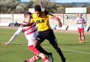Stirling Albion defender Ross Smith tackles East Fife hitman Nathan Austin (52309180)