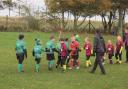 Young players at Bannockburn Rugby Club shake hands with their opponents