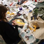 People can sign up for free tapestry making packs as part of the project