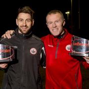 Stirling Albion star Darren Smith and gaffer Stuart McLaren are delighted to have been awarded Ladbrokes League Two player and manager of the month for December