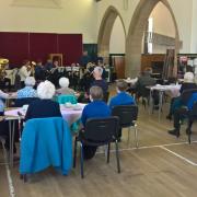 Contact the Elderly afternoon tea party with the 25th Stirling (Dunblane) Boys' Brigade.