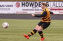 Molly Williams in action for Alloa AWFC at the weekend. Picture by Scott Barron