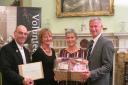 Connor Brown, Penny Ellis and Elsie Tysen and Simon Skinner National Trust for Scotland chief
