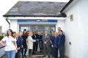 Lindsay & Gilmour managing director Philip Galt alongside pharmacist manager Gillian Frame and colleagues at the re-opening