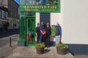 Life saving defibrillator goes up on the wall of The Allanwater Café