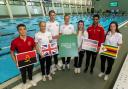 COHORT: Swimmers from the university will be representing four countries at the event