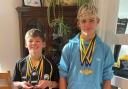 CHAMPIONS: Alex and Nicky Tinch each picked up various medals at competitions over the past year.
