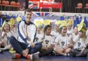 Jamie Murray visits Dunblane Sports Centre with the Davis Cup trophy