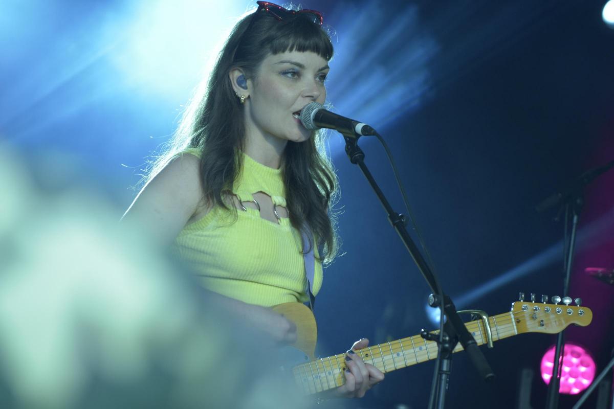 PERFORMANCE: Honeyblood, peforming at Doune the Rabbit Hole recently, will be back in the area later this month. Picture by Iain Smith/The Weekender
