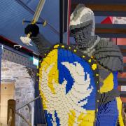 Bricklive's Sir Barriston the Knight on display at The Tolbooth