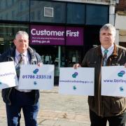 Stirling Council has advised people in need of financial assistance to reach out to its dedicated team
