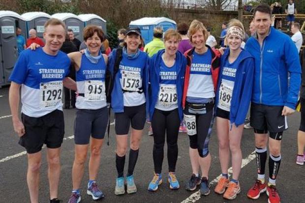 Strathearn Harriers at the Alloa Half Marathon 2017 - Image courtesy of Colin Tipping