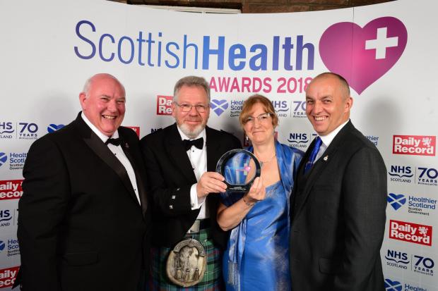 Scottish Health Awards 2018 at the Corn Exchange, Edinburgh.
Volunteers award - Trossachs Search & Rescue Team